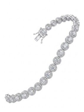 925 silver lady fancy bracelet 7"